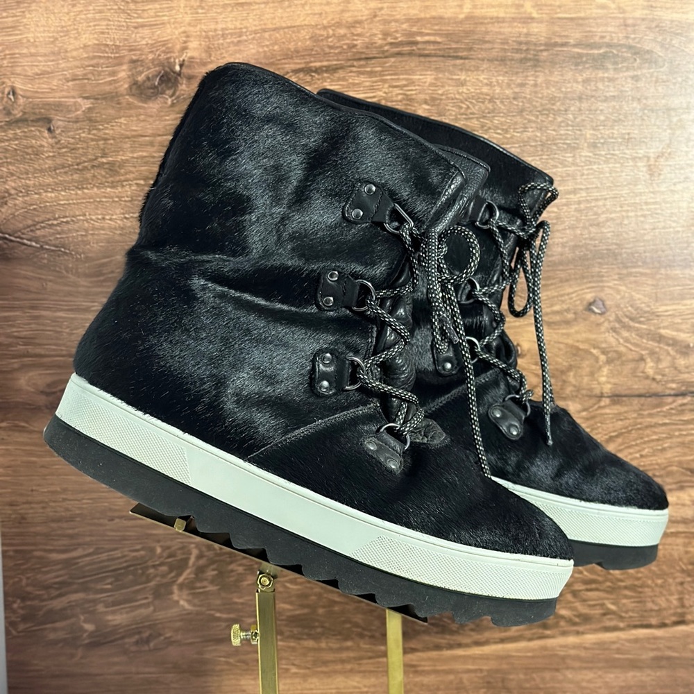 Cougar | Vesper Winter Boot Cow Hide Waterproof Lined Black Womens Sz 11M